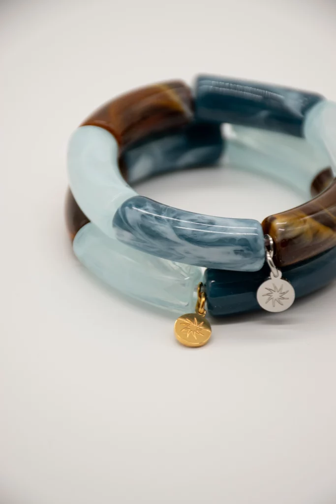 Bracelet Saint-Malo – Bracelets fantaisies tubes acryliques – Rue de la Santé