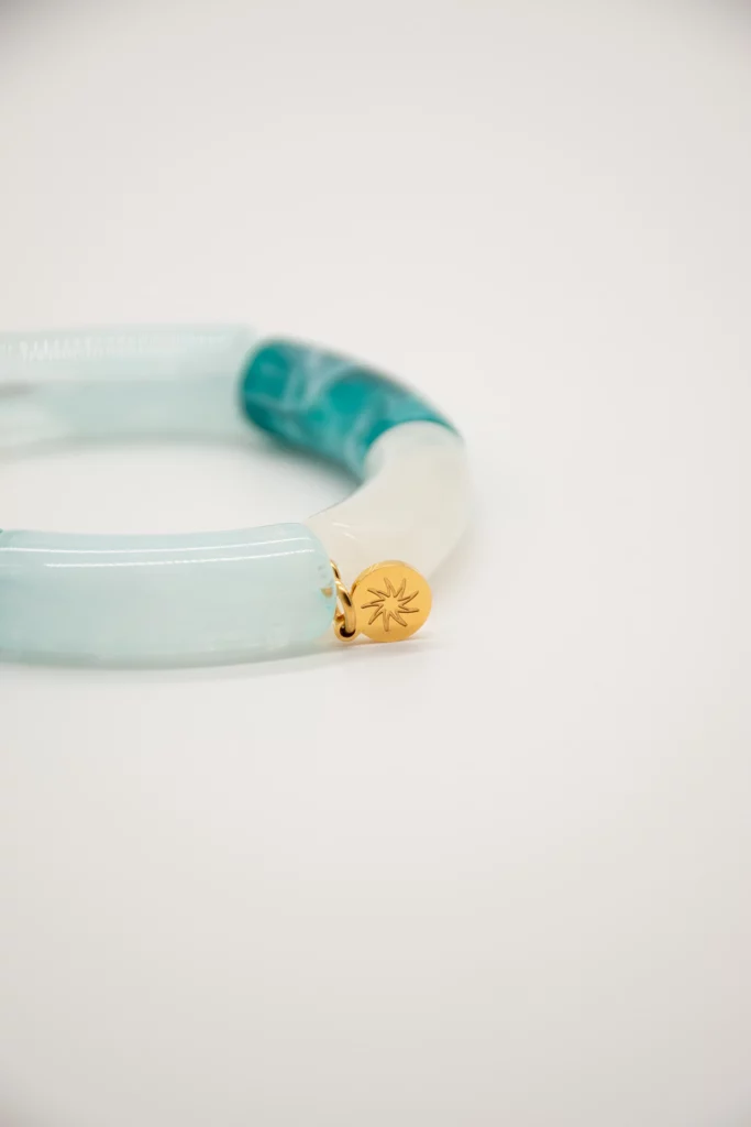 Bracelet La Turballe – Bracelets fantaisies tubes acryliques – Rue de la Santé